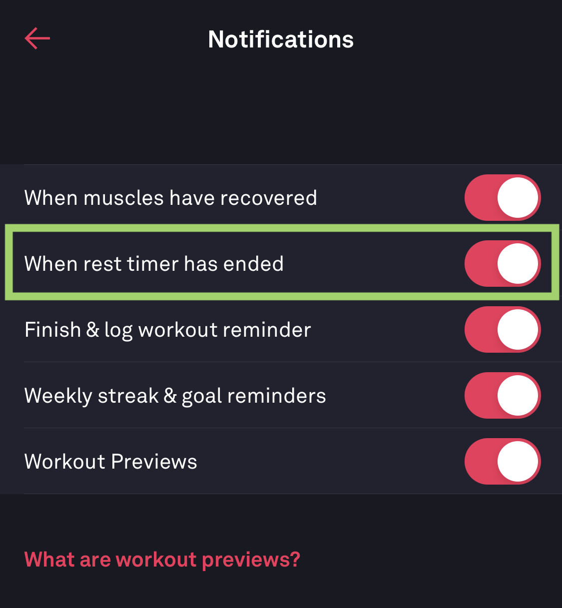 Workout Features – Fitbod's Help Center